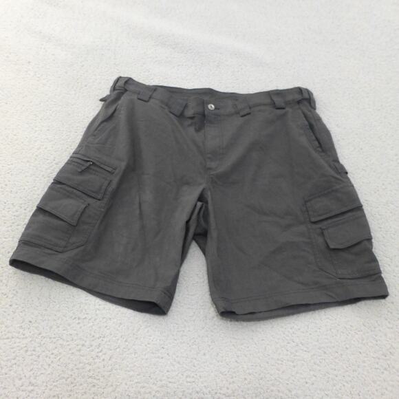 Duluth Shorts Mens 42 Dryflex Fire Hose Black Cargo Work Heavy Canvas - Picture 1 of 11